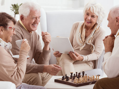 What does the senior living community need most?